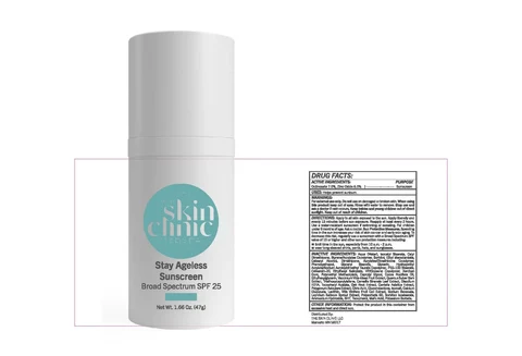 Stay Ageless Daily Moisturizer Sunscreen Broad Spectrum SPF 25 packaging
