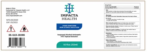 HAND SANITIZER NON-STERILE 포장
