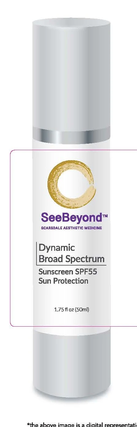 Sunscreen Broad Spectrum SPF 55 Moisturizing 포장