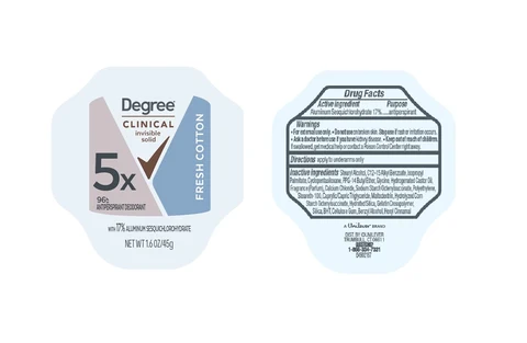 Degree Clinical 포장