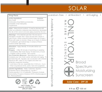 Broad Spectrum Moisturizing Sunscreen SPF 30 packaging