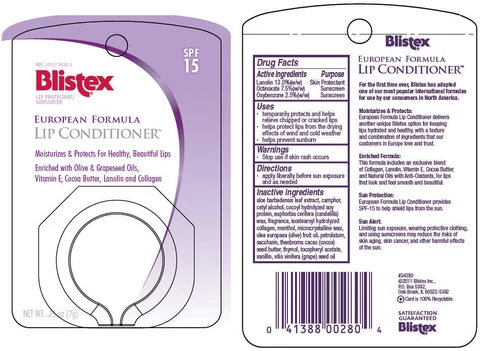 Blistex European Formula 포장