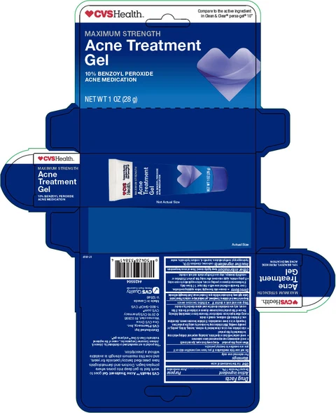 CVS Health Maximum Strength Acne Treatment Acne Medication 포장