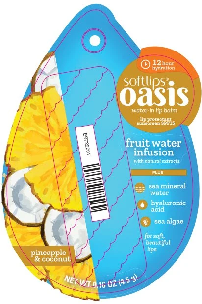 Softlips Oasis Pineapple Coconut 포장
