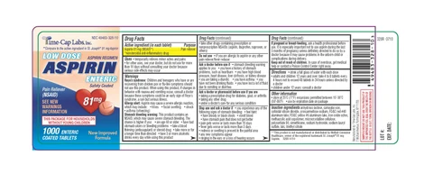 Low Dose AspirinEnteric Safety Coated packaging