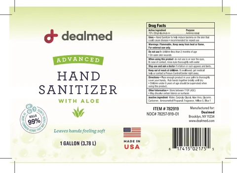 Advanced Hand Sanitizer 포장