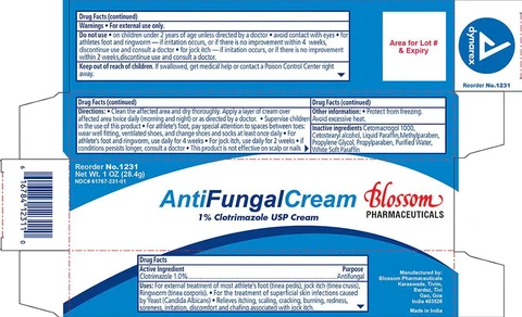 Blossom Pharmaceuticals Antifungal 포장