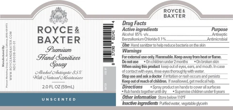 Hand Sanitizer - Unscented packaging