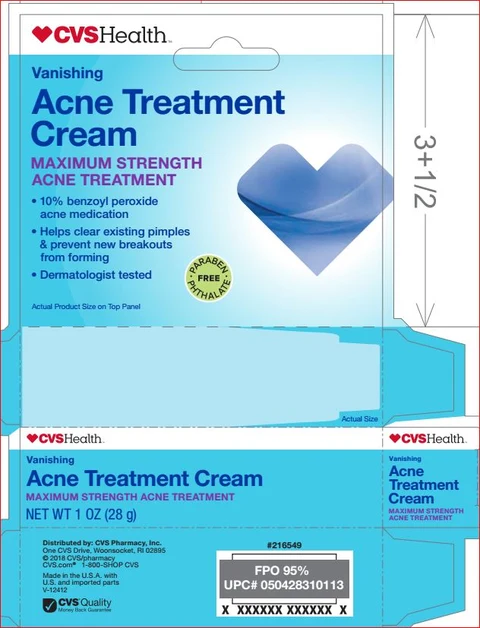 Vanishing Acne Treatment CreamCVS Health 포장