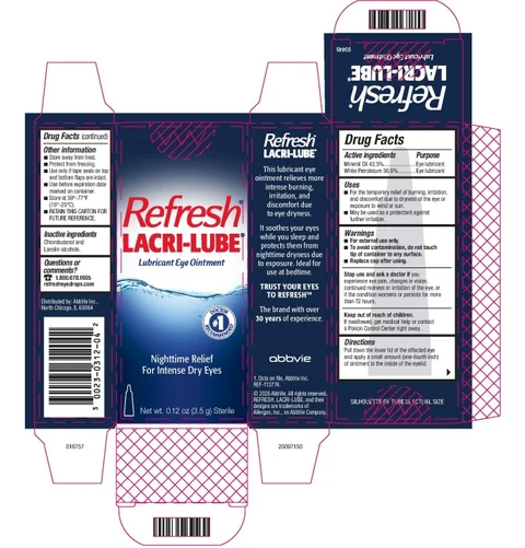 REFRESH LACRI-LUBE 포장