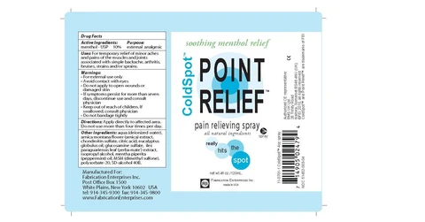 Cold SpotPoint Relief 포장