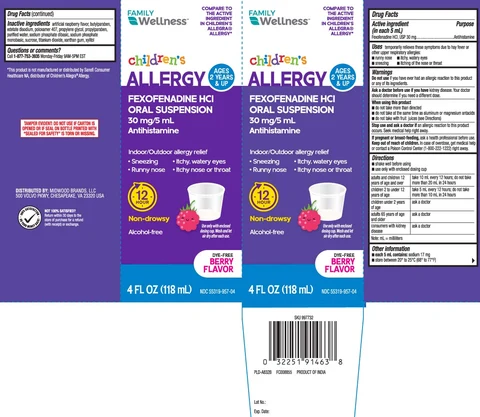 Childrens Allergy packaging