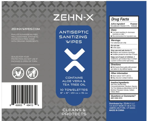 Anitiseptic Sanitizing Wipes 포장