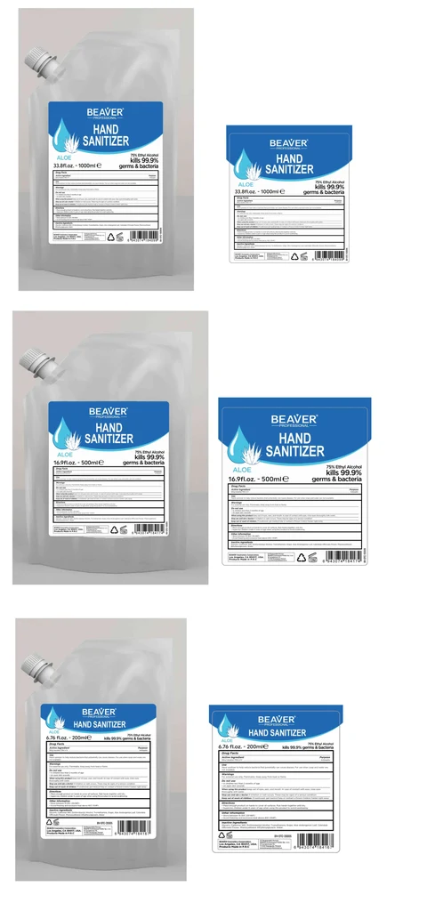 HAND SANITIZER 포장