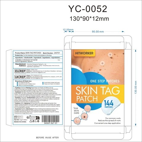 Skin Tag Patches packaging