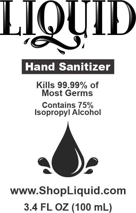 Hand Sanitizer packaging