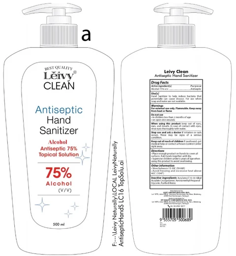 LEIVY CLEAN packaging