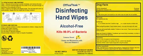 DISINFECT Wet WIPES 포장