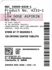 AspirinLow Dose 포장