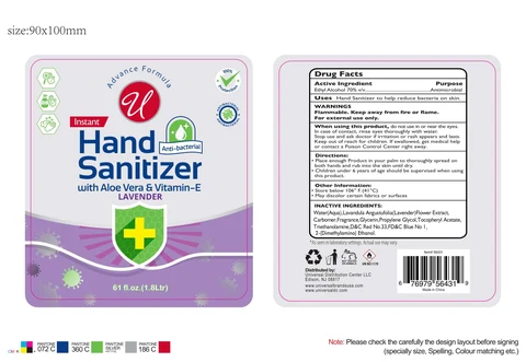 hand sanitizer packaging