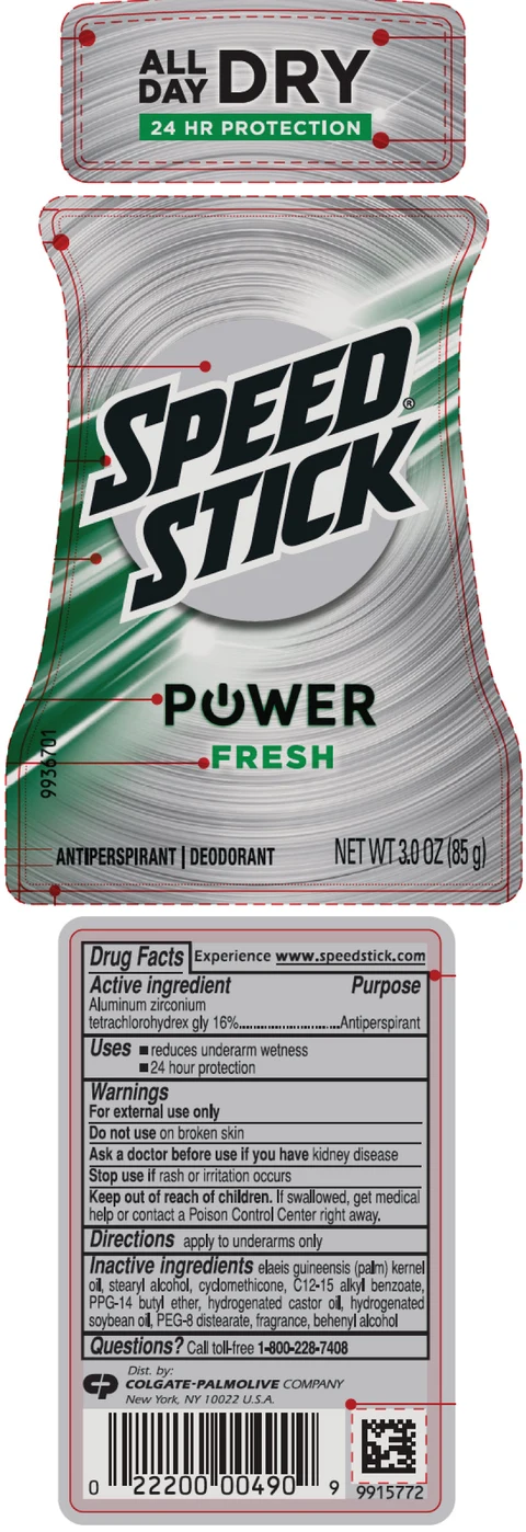 Speed StickPower Fresh packaging