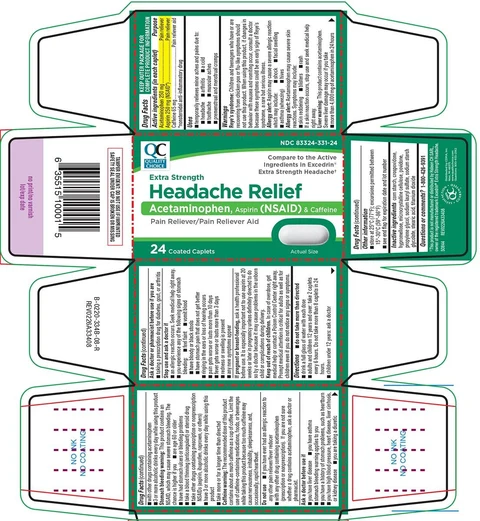 Headache Relief packaging