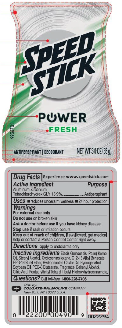 Speed StickPower Fresh packaging