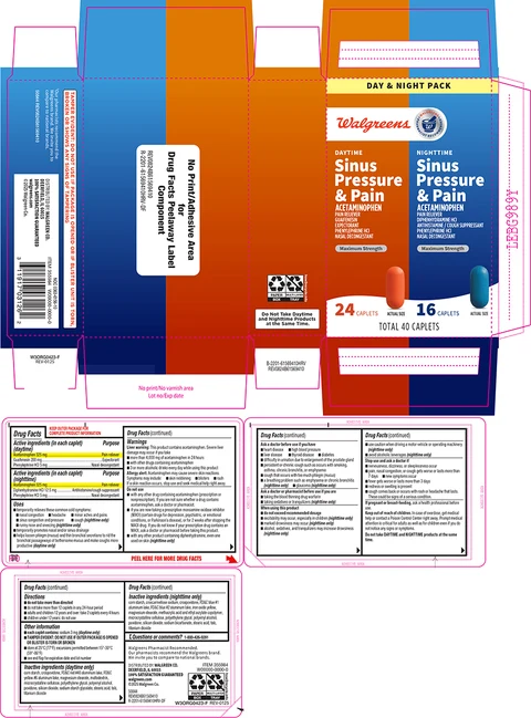 Sinus Pressure and PainDaytime Nighttime Maximum Strength 포장