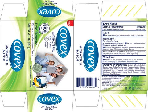 Covex Antibacterial Bar Fresh Protection 포장