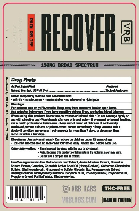 Recover CBD Pro 포장
