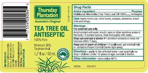 Thursday Plantation packaging