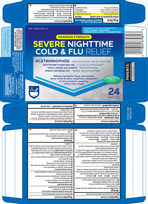 Severe Nighttime Cold and Flu Relief 포장
