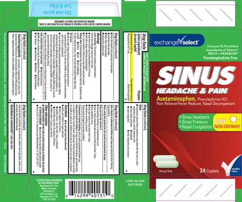 Sinus Headache and PainDay, Non-drowsy 포장