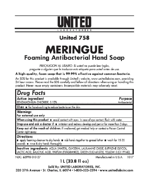 MERINGUEFoaming Antibacterial Hand 포장