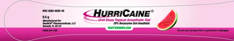 HurriCaineTopical Anesthetic Gel 포장