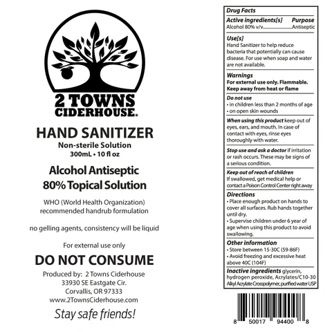 Hand Sanitizer packaging