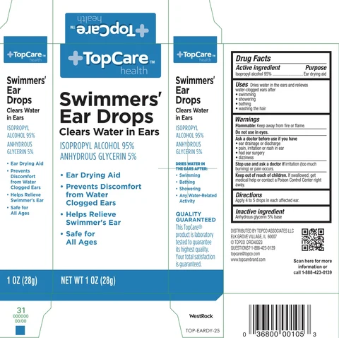 Topcare Swimmers Ear Drops packaging