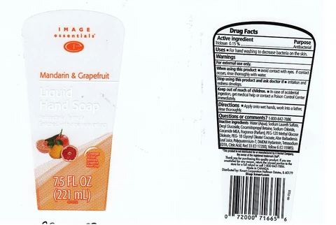 ANTIBACTERIALMANDARIN AND GRAPEFRUIT 포장