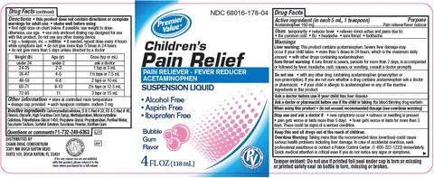 Childrens Pain Relief packaging