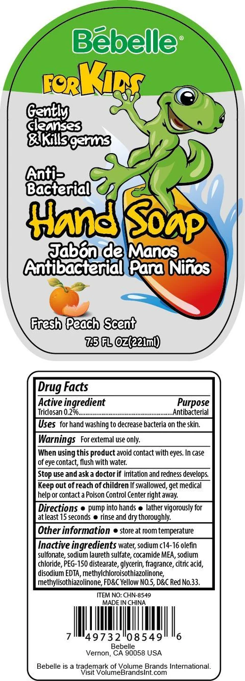 Hand CleanseFresh Peach Scent packaging