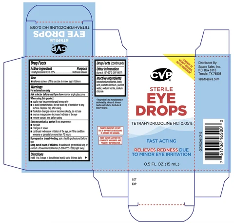 CVP Sterile Eye Drops packaging