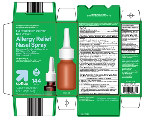 Up and Up Allergy Relief Nasal 포장