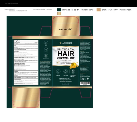 Jardient 5% Minoxidil Hair Growth Serum packaging