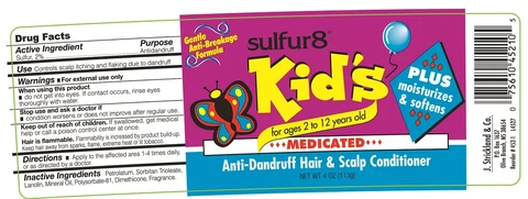 Sulfur 8 Kids Anti-Dandruff Hair and Scalp Conditioner 포장