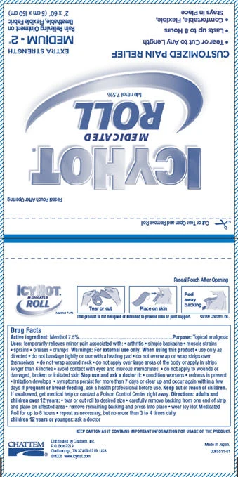 Icy HotMedicated Roll, Medium / Icy HotMedicated Roll, Large 포장