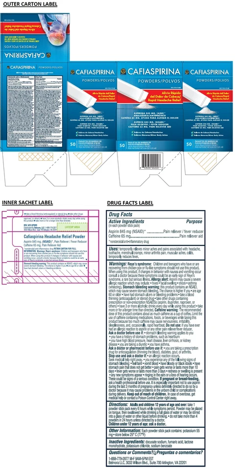 Cafiaspirina Rapid Headache Relief 포장