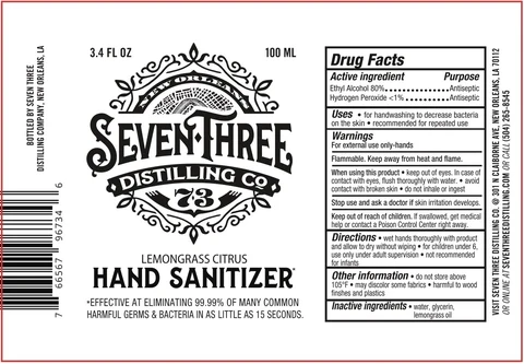 Seven Three Hand Sanitizer 포장