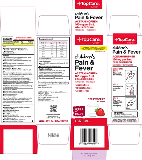 Childrens Pain and Fever packaging
