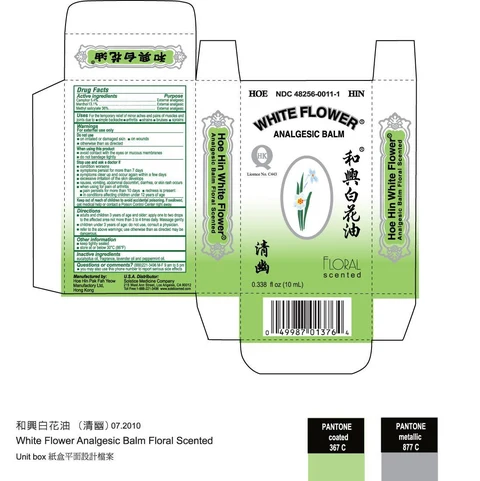 WHITE FLOWER ANALGESIC BALM FLORAL SCENTED packaging