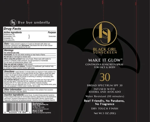 Black Girl Sunscreen SPF 30 포장
